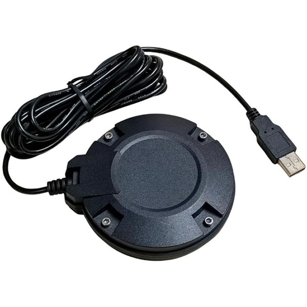 GM906BT Dual-Frequency GNSS receiver — compact Bluetooth GPS device for sub-metre property boundary accuracy