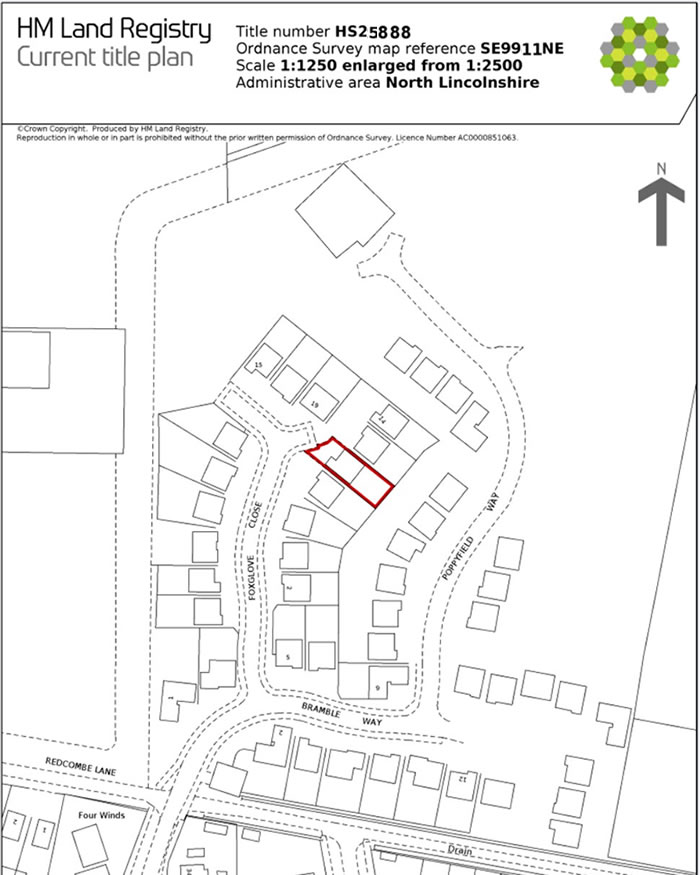 Sample HMLR Title Plan