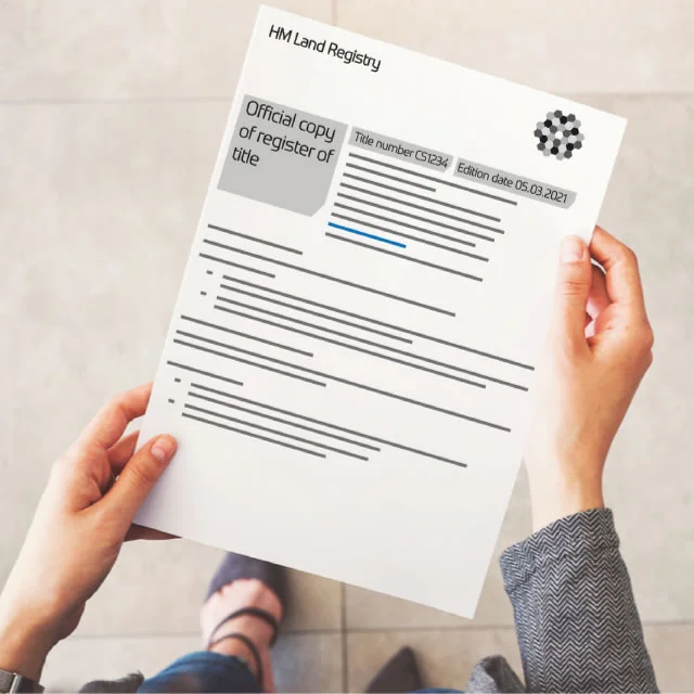 Official Copy of Title Register showing property ownership details and land registry information